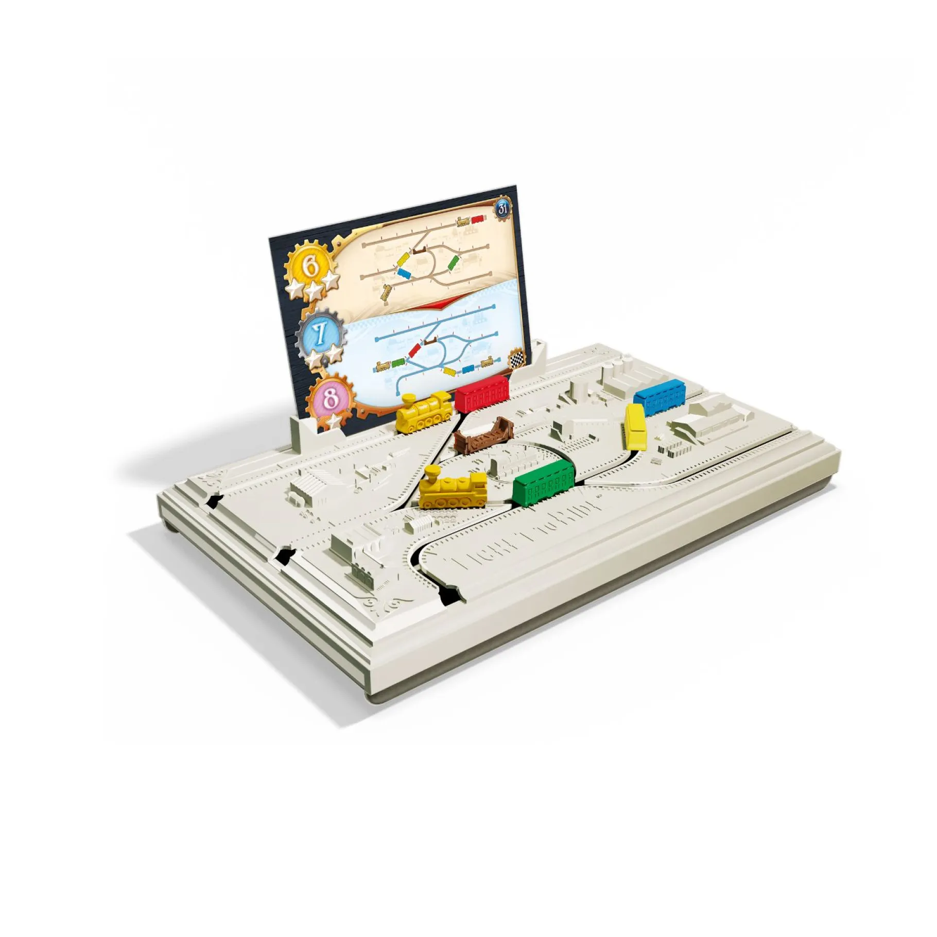 Denkspellen>Asmodee Logiquest Ticket To Ride - De Spoorwerf