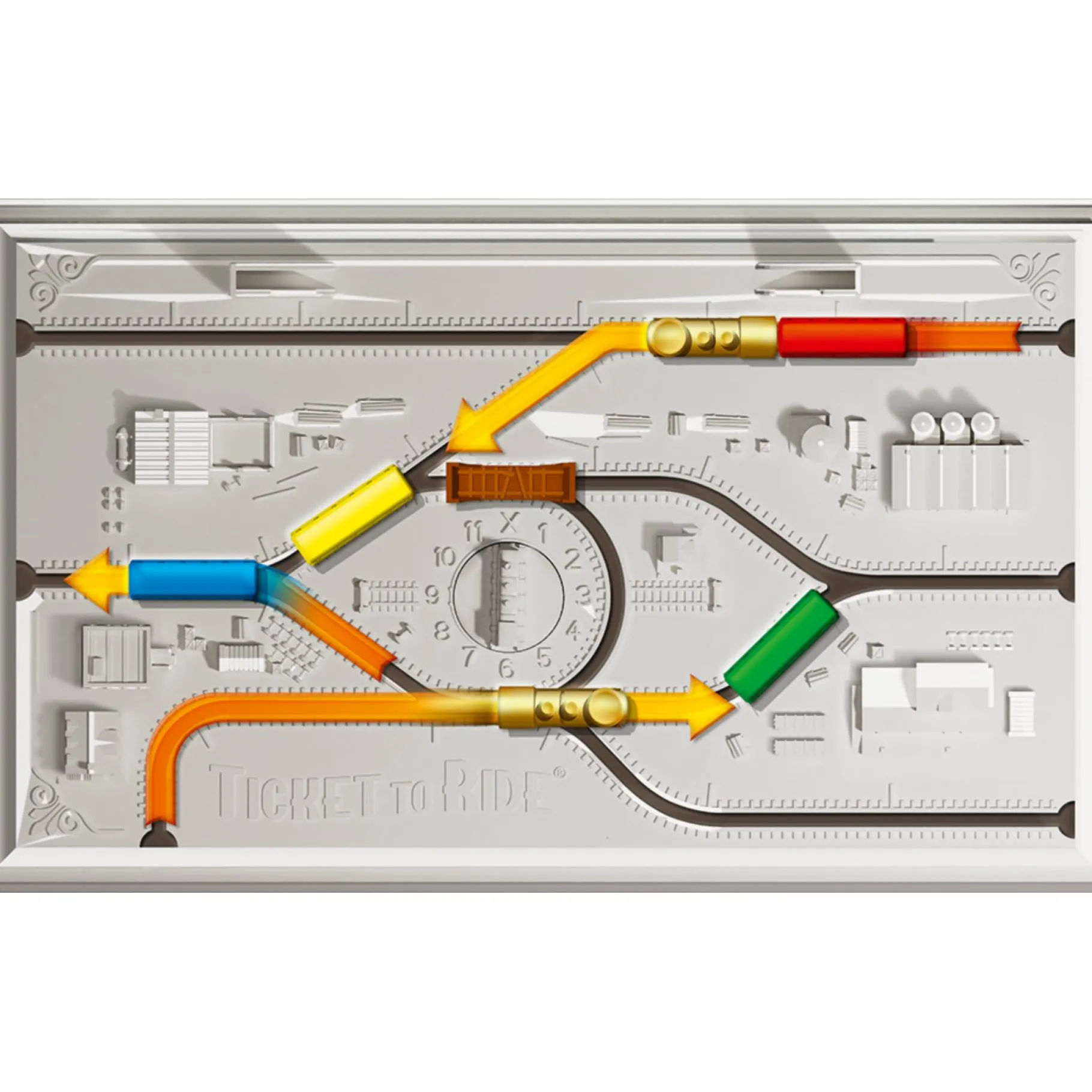 Denkspellen>Asmodee Logiquest Ticket To Ride - De Spoorwerf