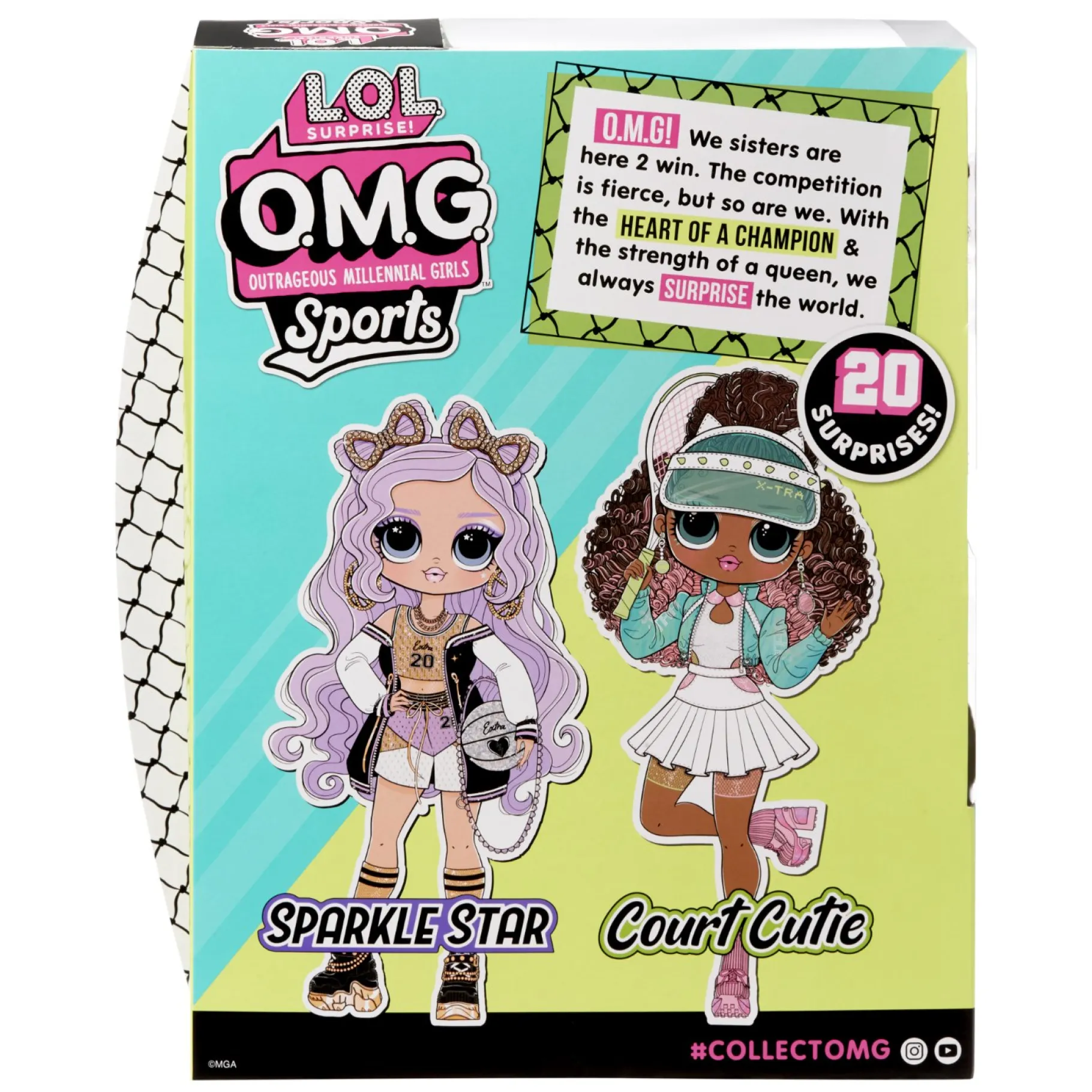 Tienerpoppen|Meisjes>Mga L.O.L. Surprise! OMG Sports-pop S3 - Court Cutie
