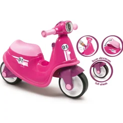 Loopfiguren>Smoby Loopfiguur Scooter Roze