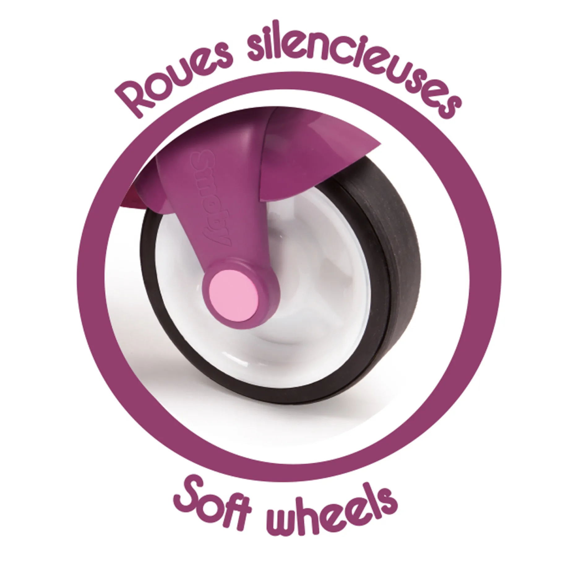 Loopfiguren>Smoby Loopfiguur Scooter Roze