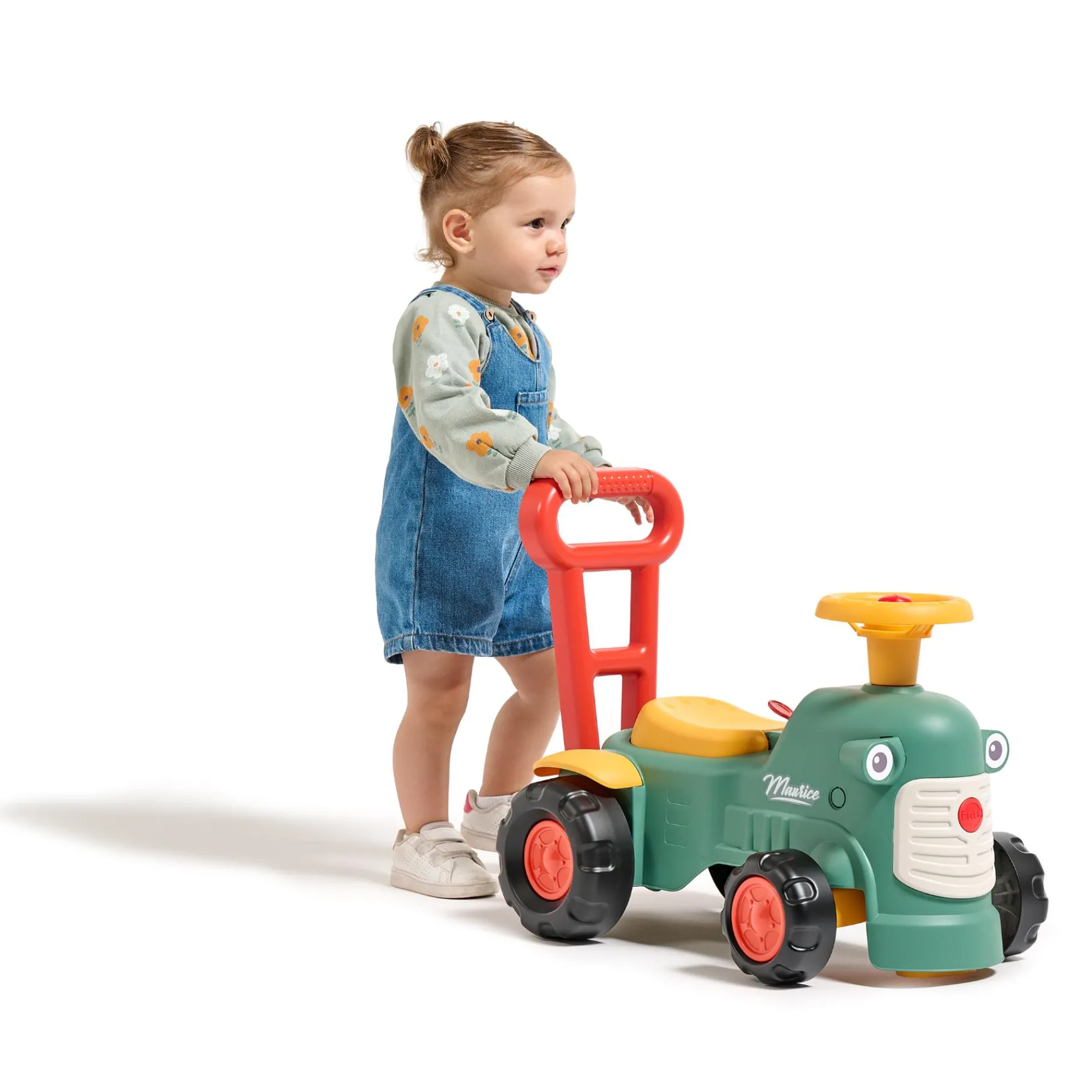 Loopfiguren|Looptrainer> Loopfiguur tractor maurice groen