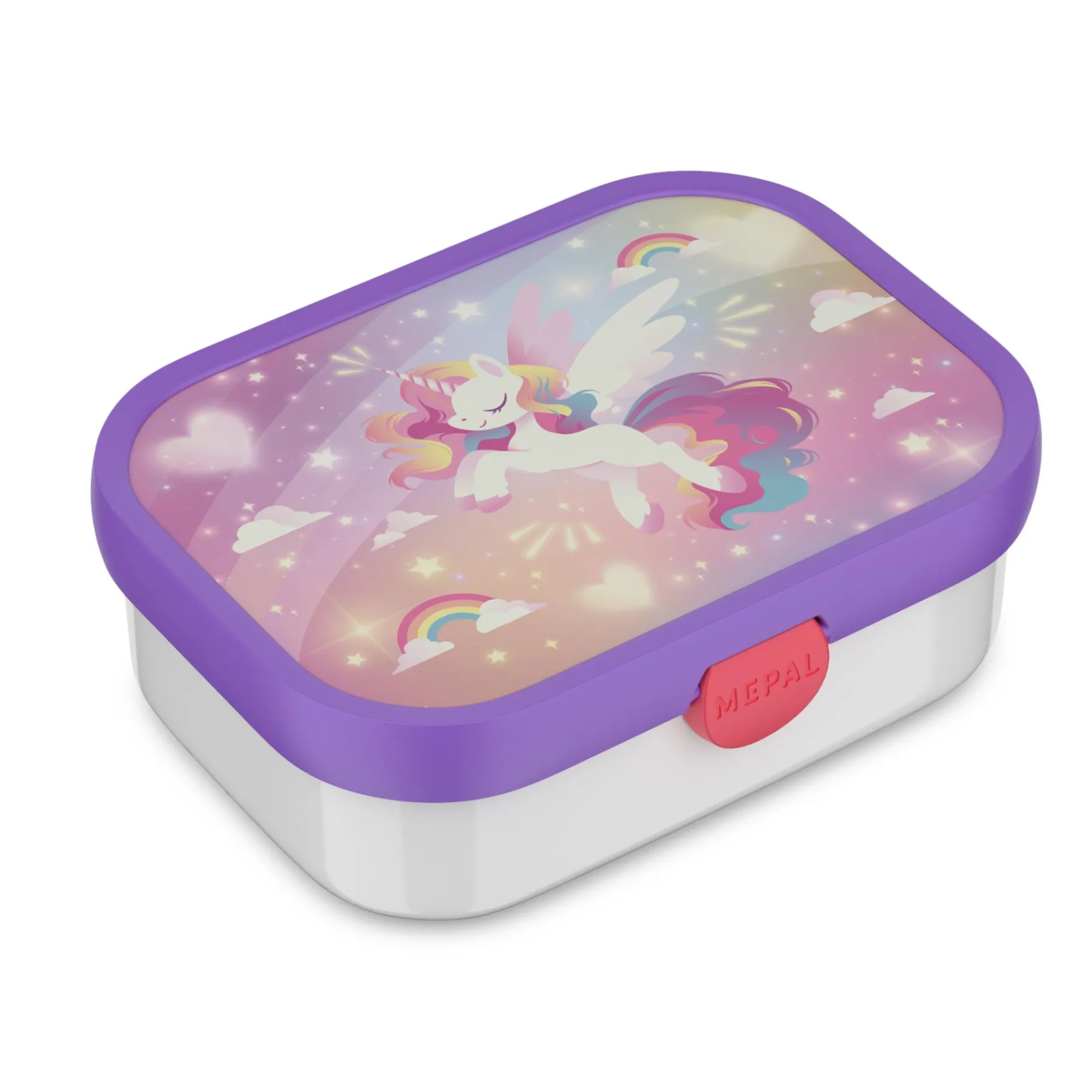 Schoolbekers En Broodtrommels>Mepal Lunchbox campus - unicorn glow