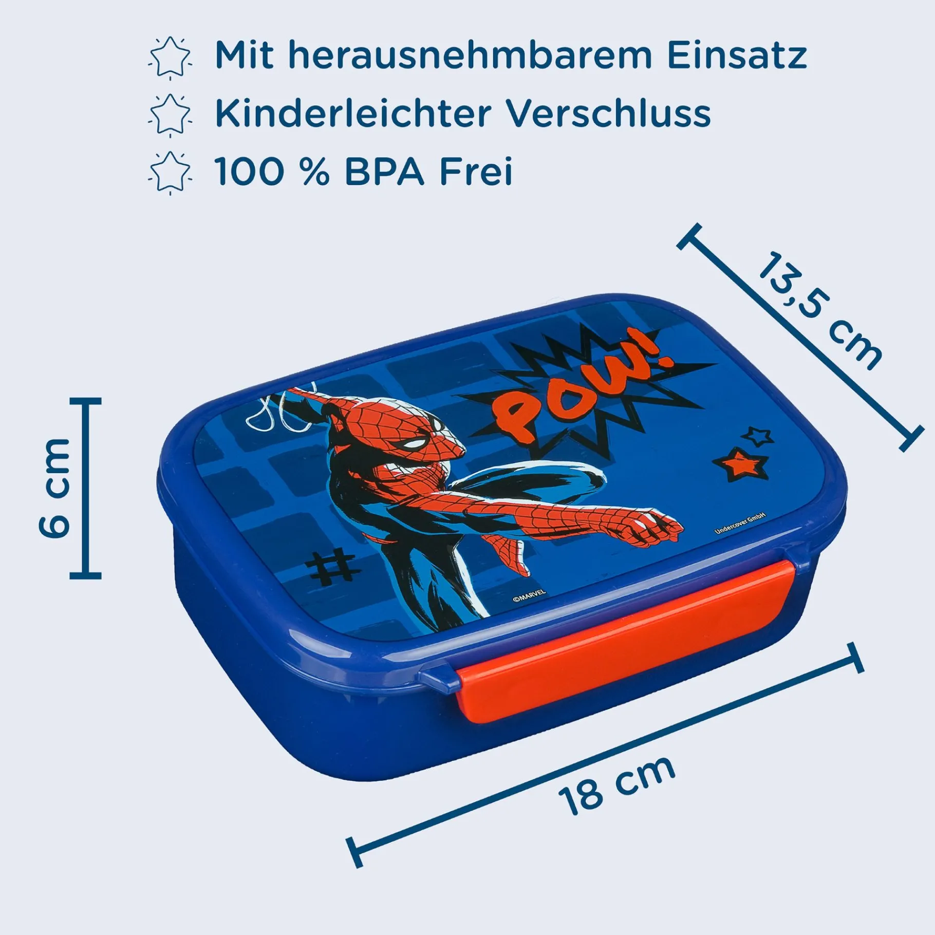 Schoolbekers En Broodtrommels> Lunchbox Spiderman