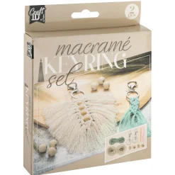 Knutselsets> Macrame Sleutelhanger Maken Set 2 St. 2 Assorti Nr