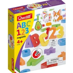 Schoolborden>Quercetti Magneet Cijfers En Letters 106 Delig