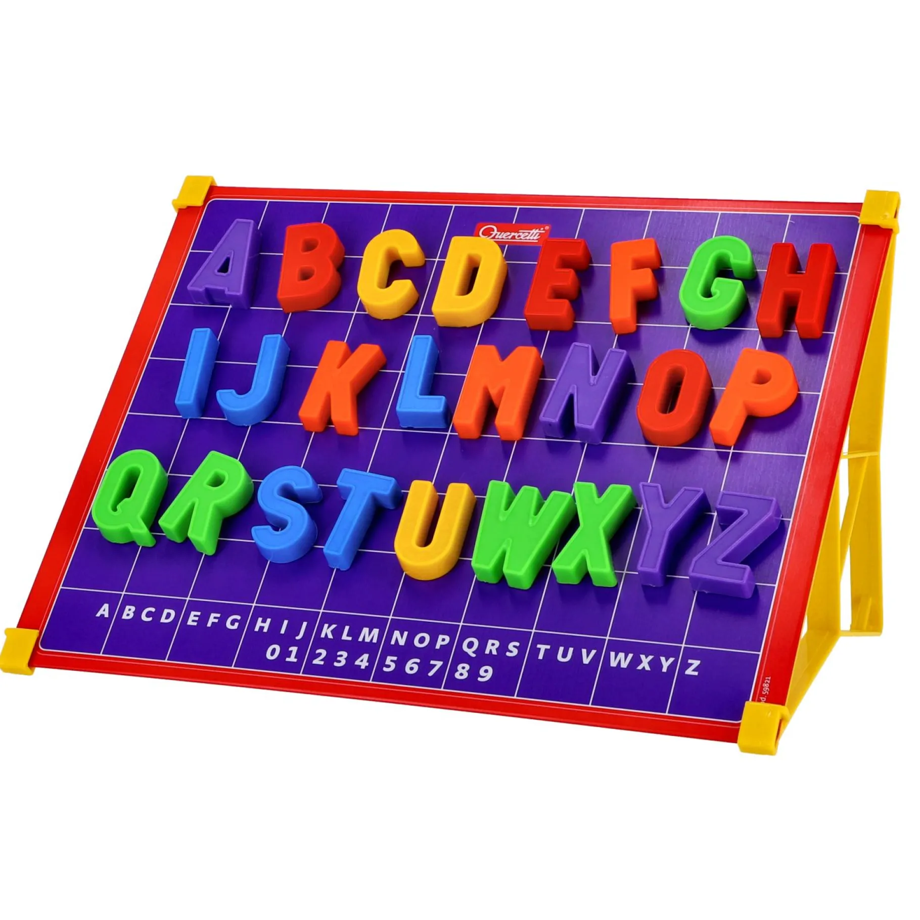 Educatieve Spellen>Quercetti Magneetbord abc 53-delig