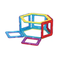 3D Puzzels></noscript>Science Magnetische tegels diverse vormen 40 delig 5,5 Cm
