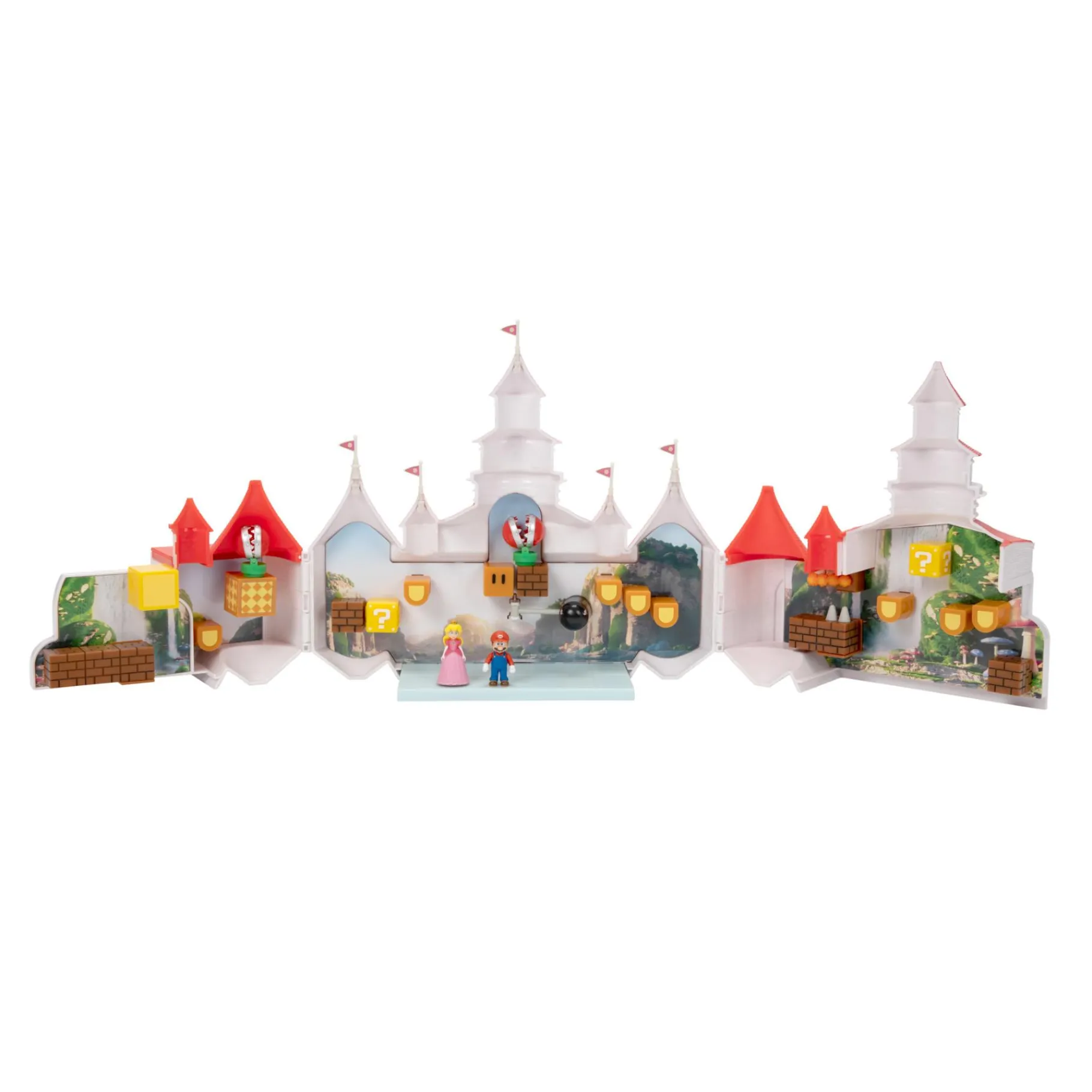 Speelfiguren> Mario Peach kasteel set inclusief Mini Mario en Peach figuur