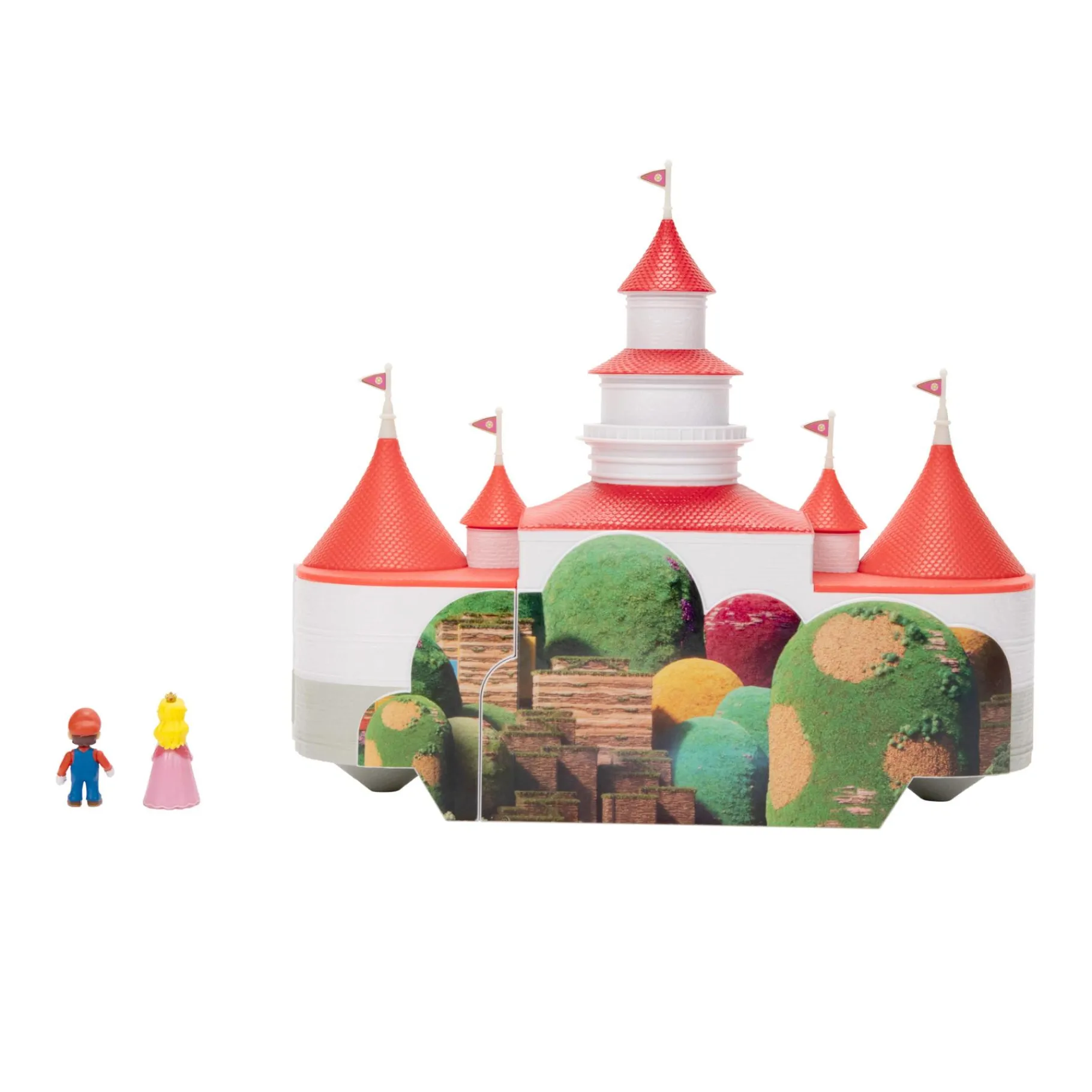 Speelfiguren> Mario Peach kasteel set inclusief Mini Mario en Peach figuur