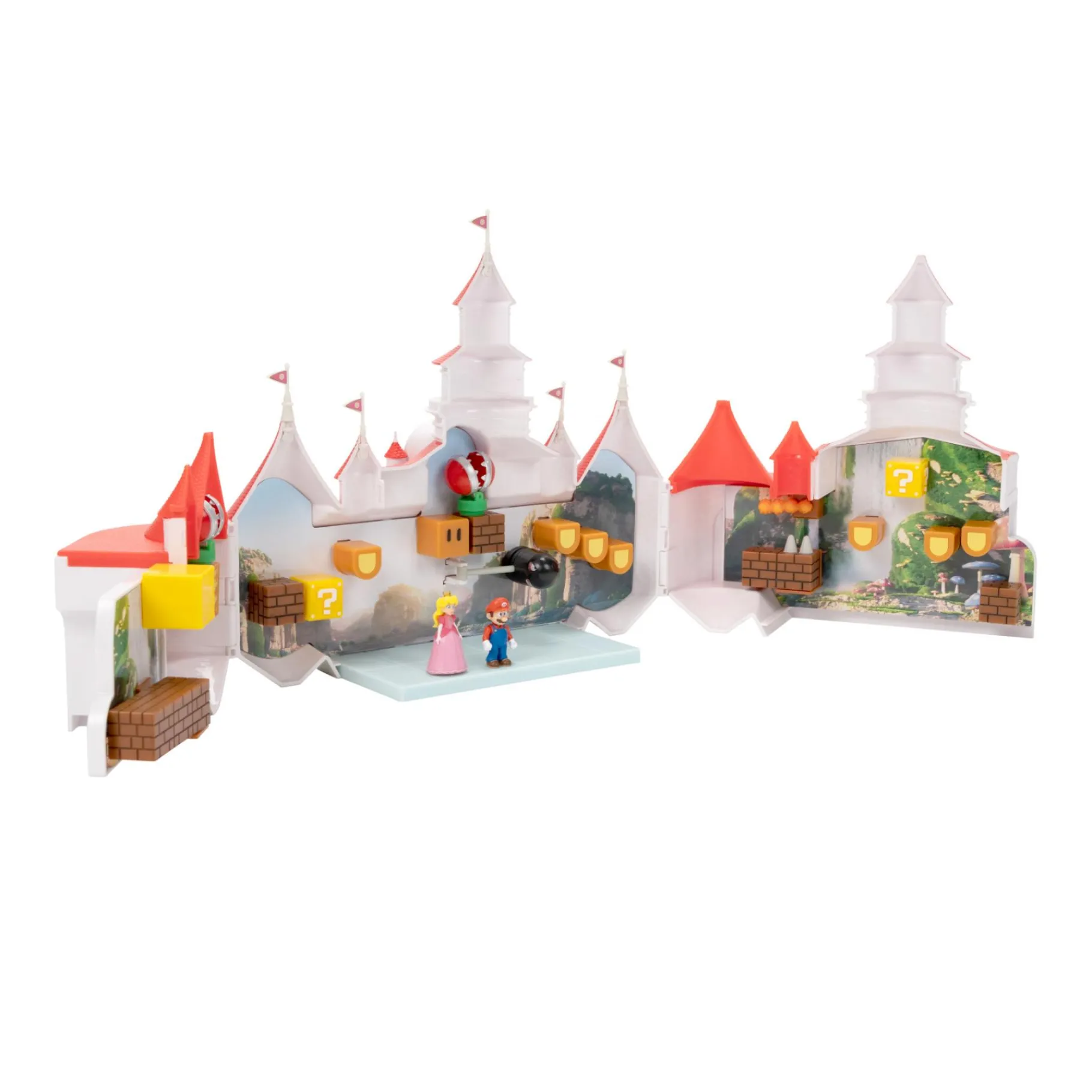 Speelfiguren> Mario Peach kasteel set inclusief Mini Mario en Peach figuur