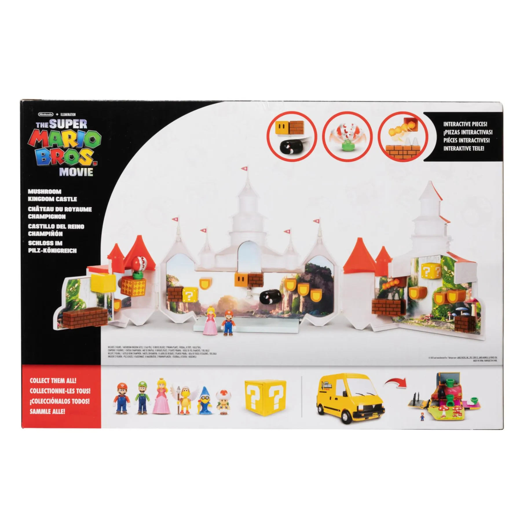 Speelfiguren> Mario Peach kasteel set inclusief Mini Mario en Peach figuur