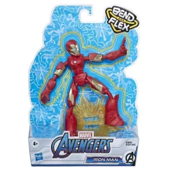 Actiefiguren|Jongens>Hasbro Marvel Avengers Bend 'n Flex Figuur Iron Man