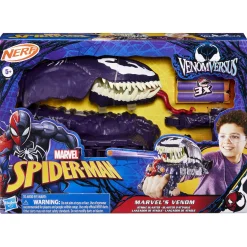 Verkleden|Jongens> Marvel Spiderman Venom versus Venom strike blaster
