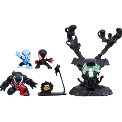 Speelsets|Jongens>Hasbro Marvel Stunt Squad Speelset Venom VS Miles Morales Middel Assorti