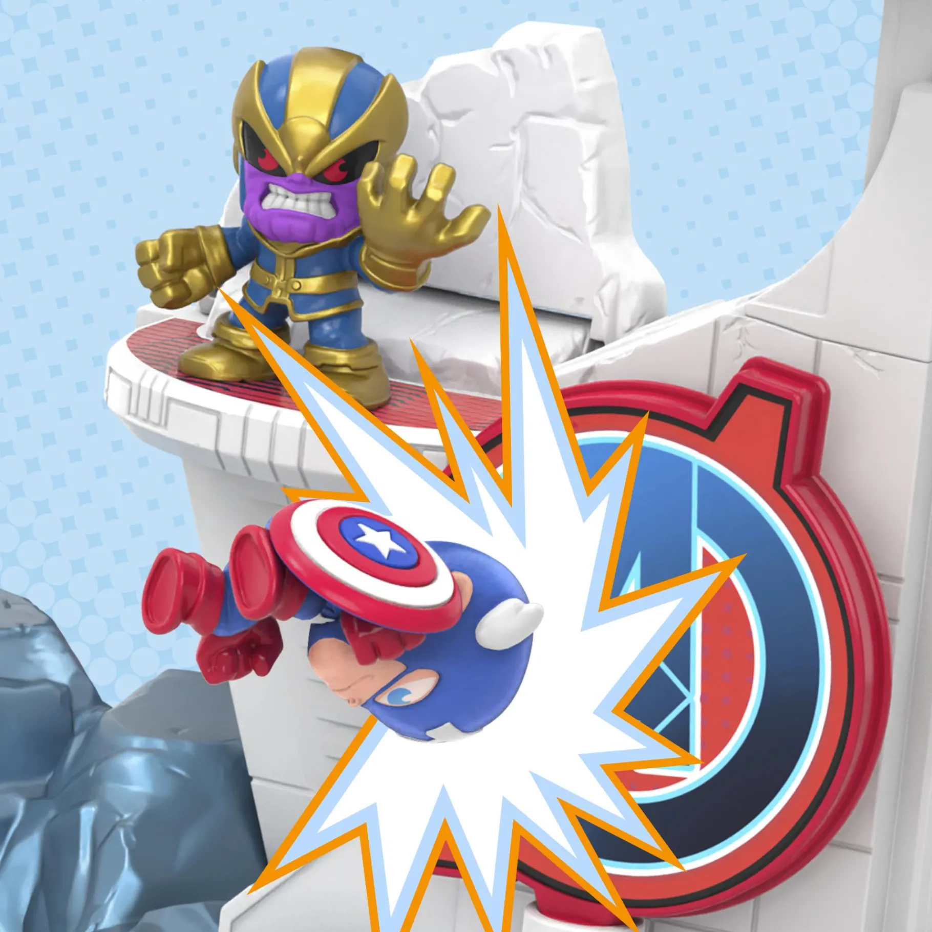 Jongens|Speelsets>Hasbro Marvel Stunt Squad Speelset Groot Assorti