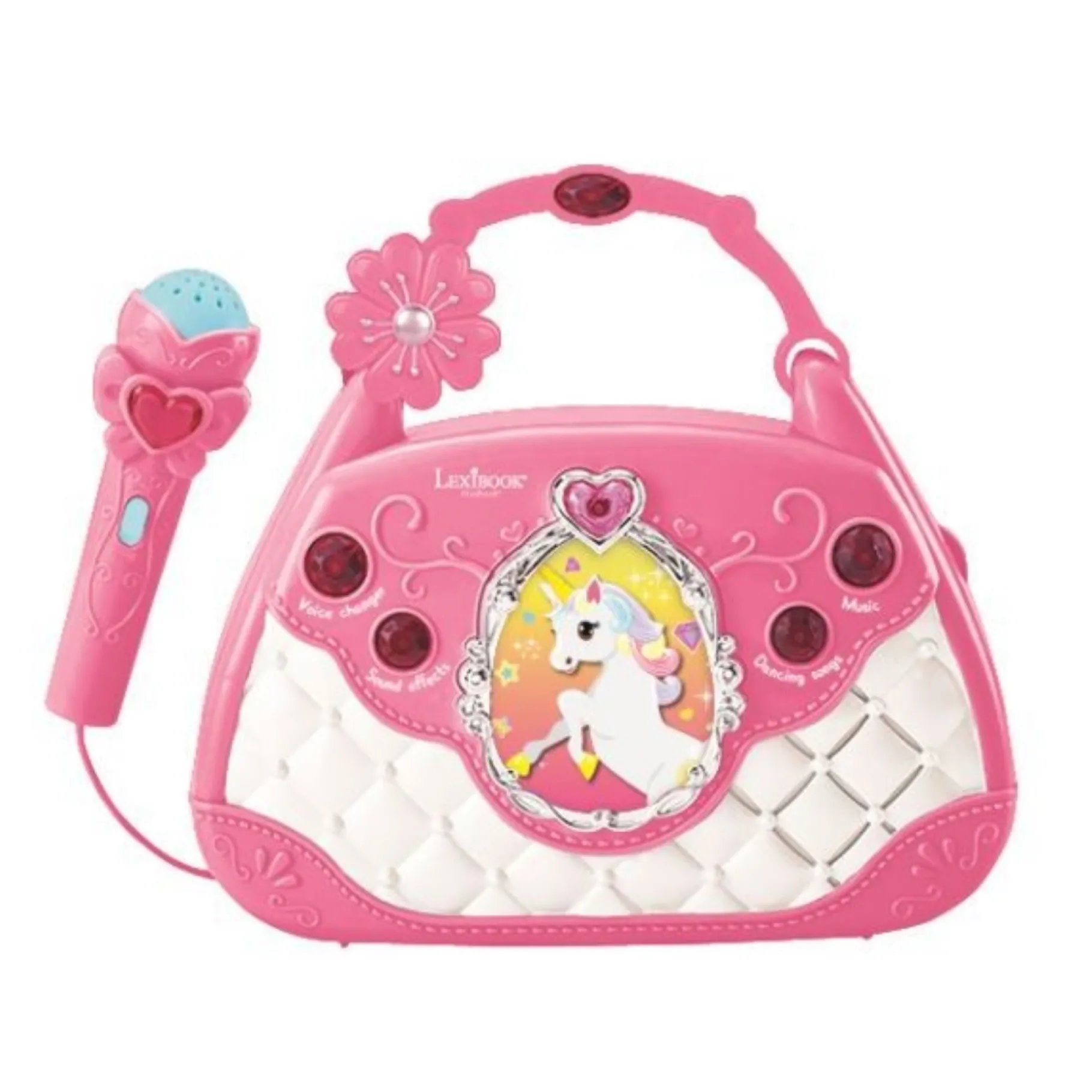 Speelgoedmicrofoons> Meezing Handtas Unicorn