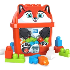 Bouwstenen>Mattel Mega Bloks Animal Buckets Fisher Price Assorti