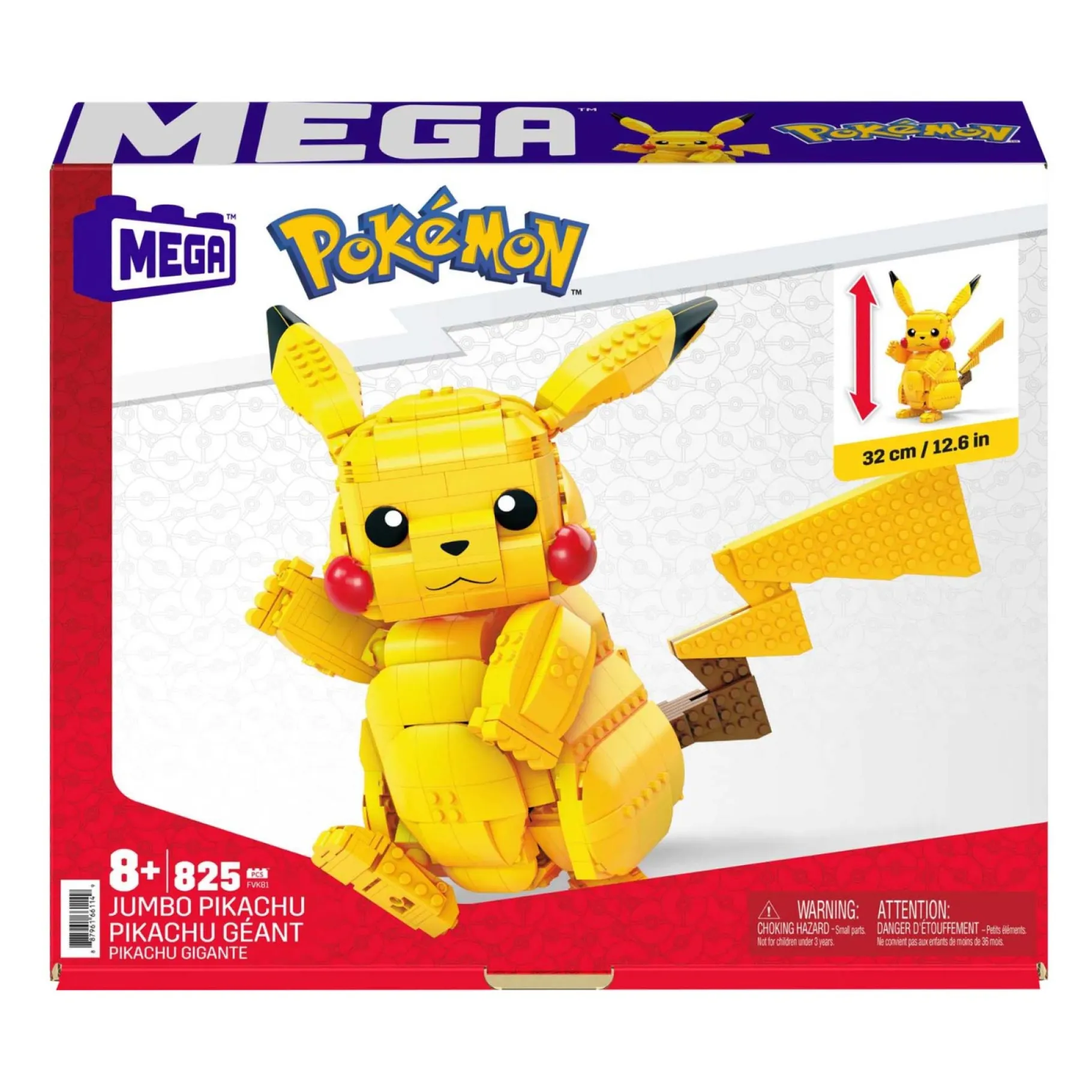 Jongens|Bouwstenen>Mega Construx Pokémon Jumbo Pikachu