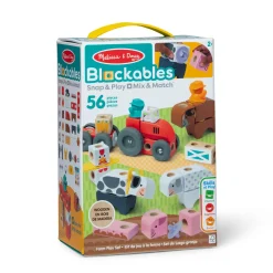Speelsets|Jongens> Melissa & Doug Blockables Farm Play Set (56pc)