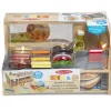 Babyspeelgoed> Melissa & Doug Wooden Slice & Stack Sandwich  Counter