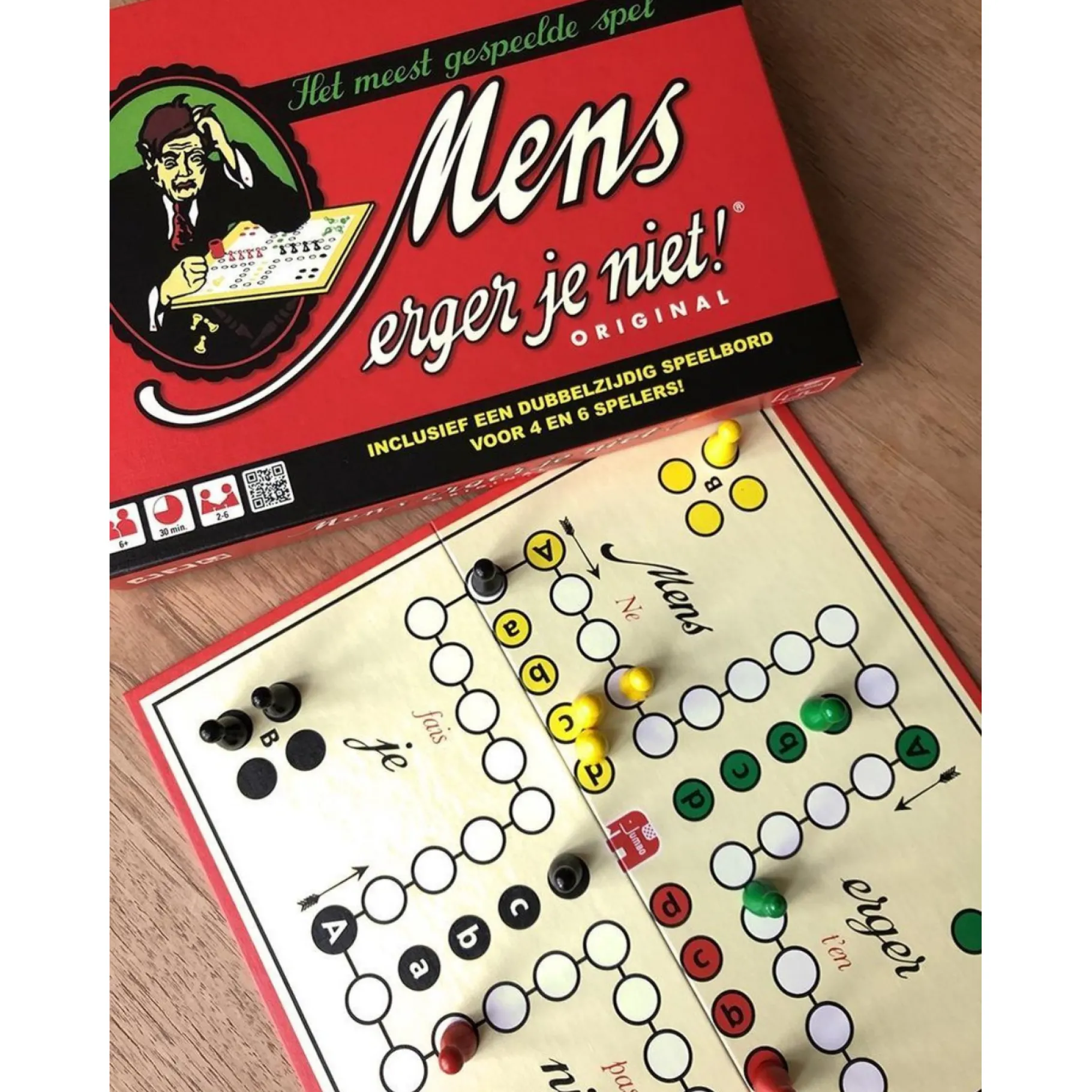 Bordspellen>Jumbo Mens Erger Je Niet - Bordspel