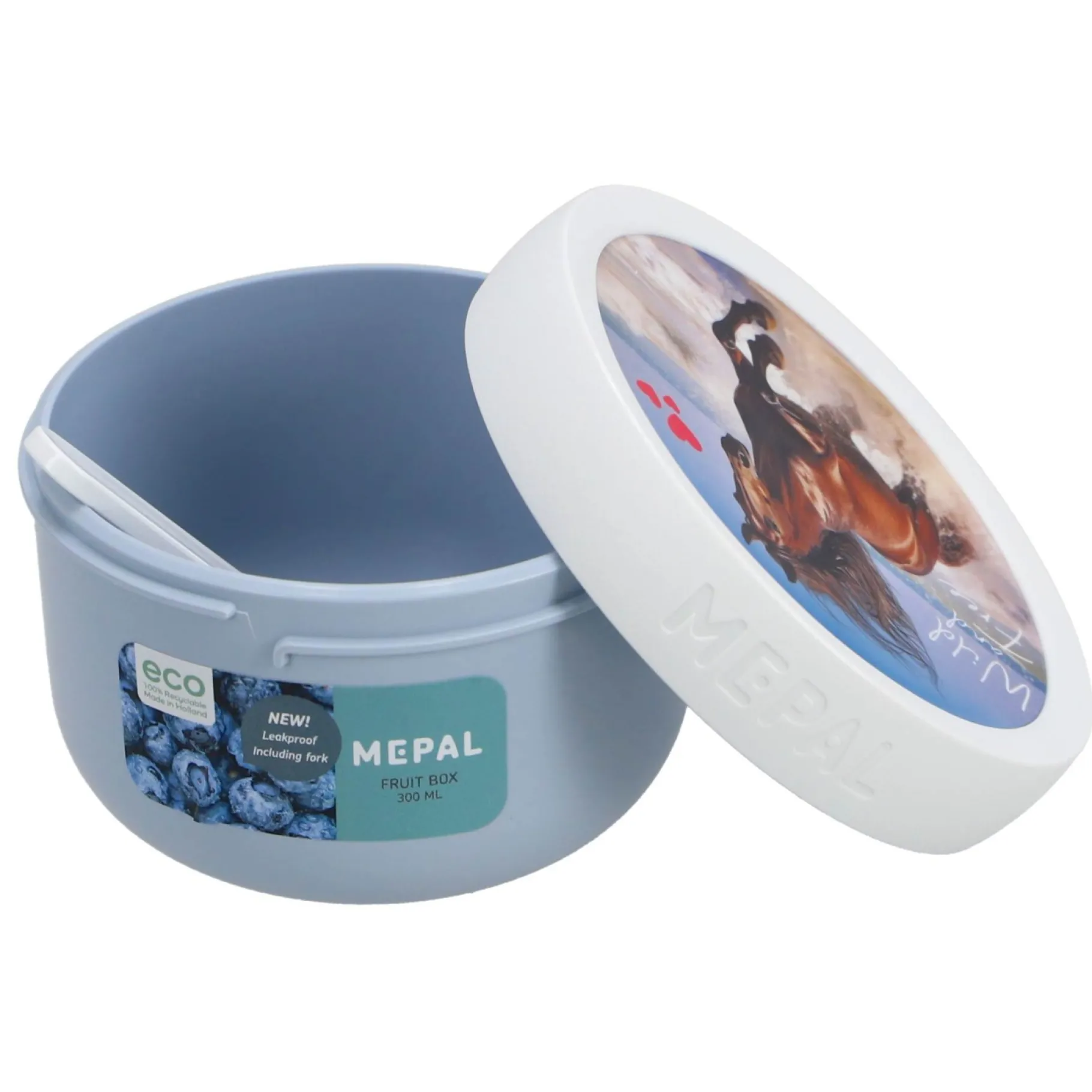 Schoolbekers En Broodtrommels> Mepal Campus Fruitbox 300 ml - wild horse