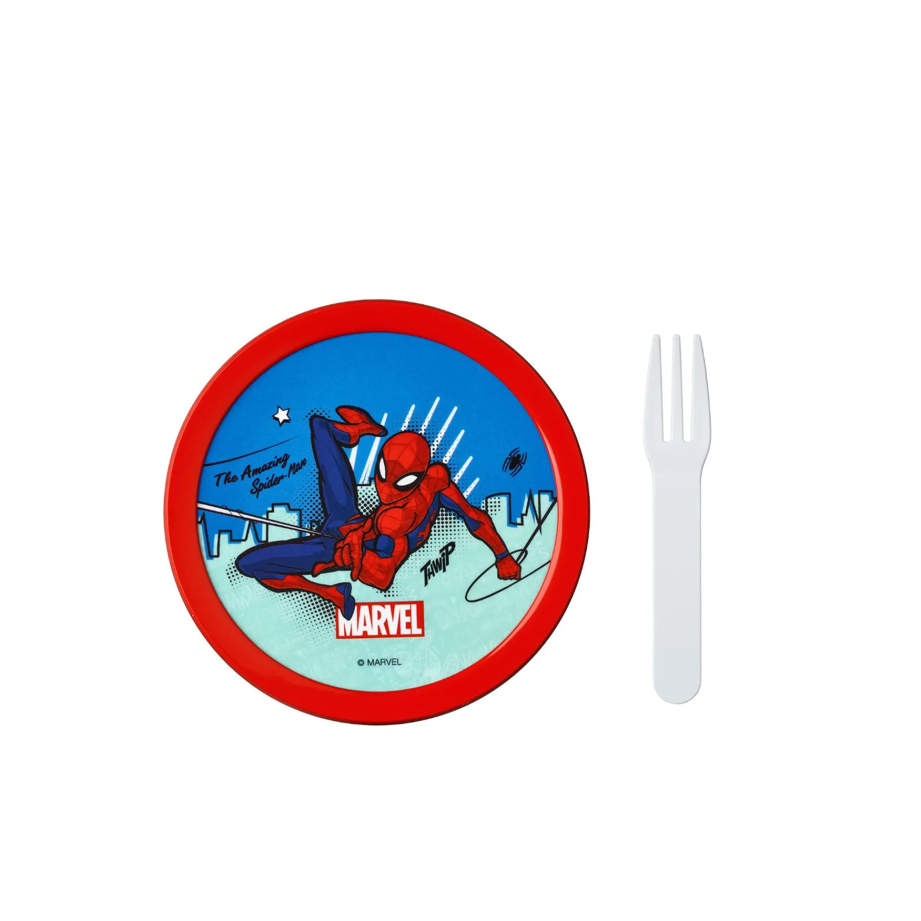 Schoolbekers En Broodtrommels> Mepal Campus Fruitbox 300 ml - spider-man