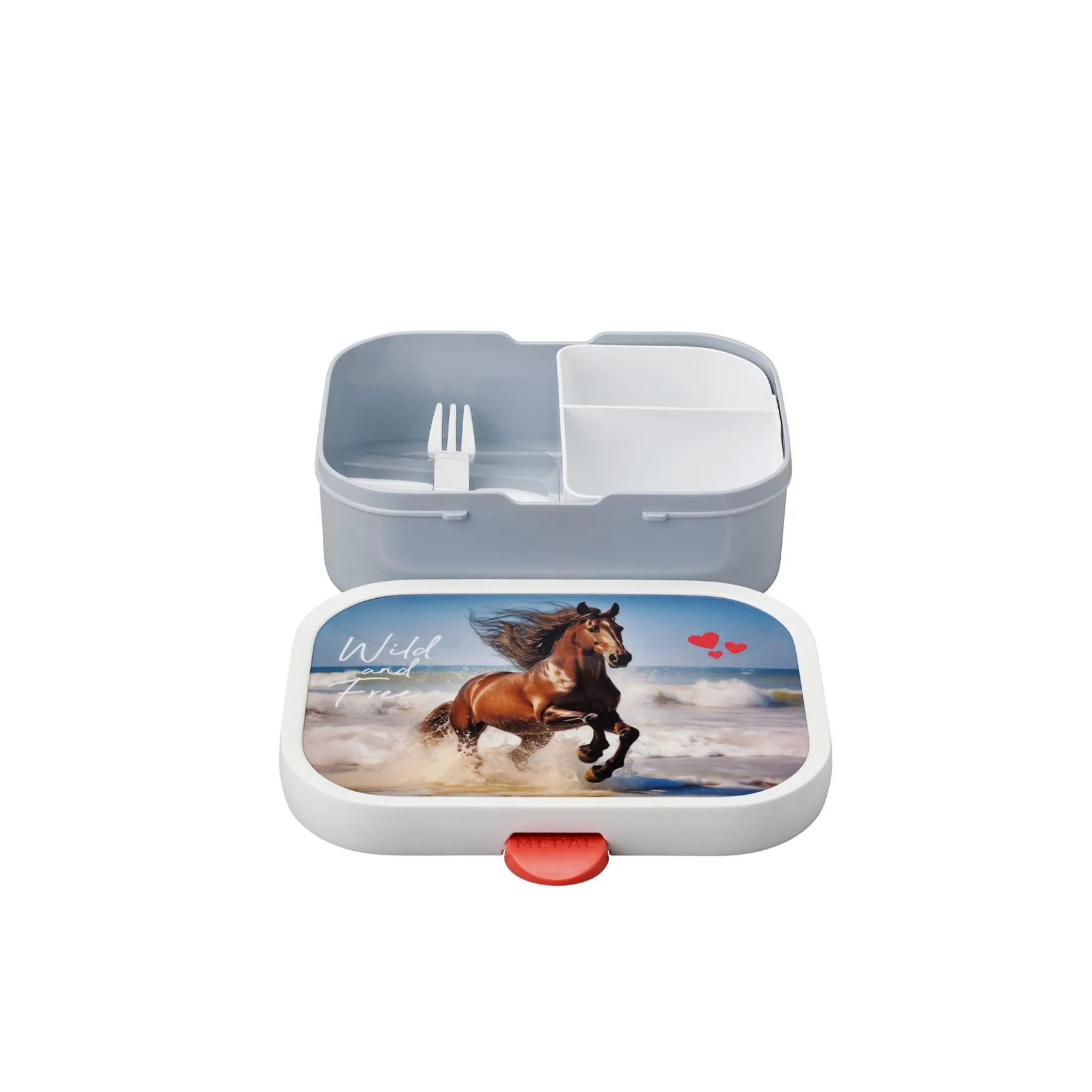 Schoolbekers En Broodtrommels>Mepal Campus Lunchbox wild horse