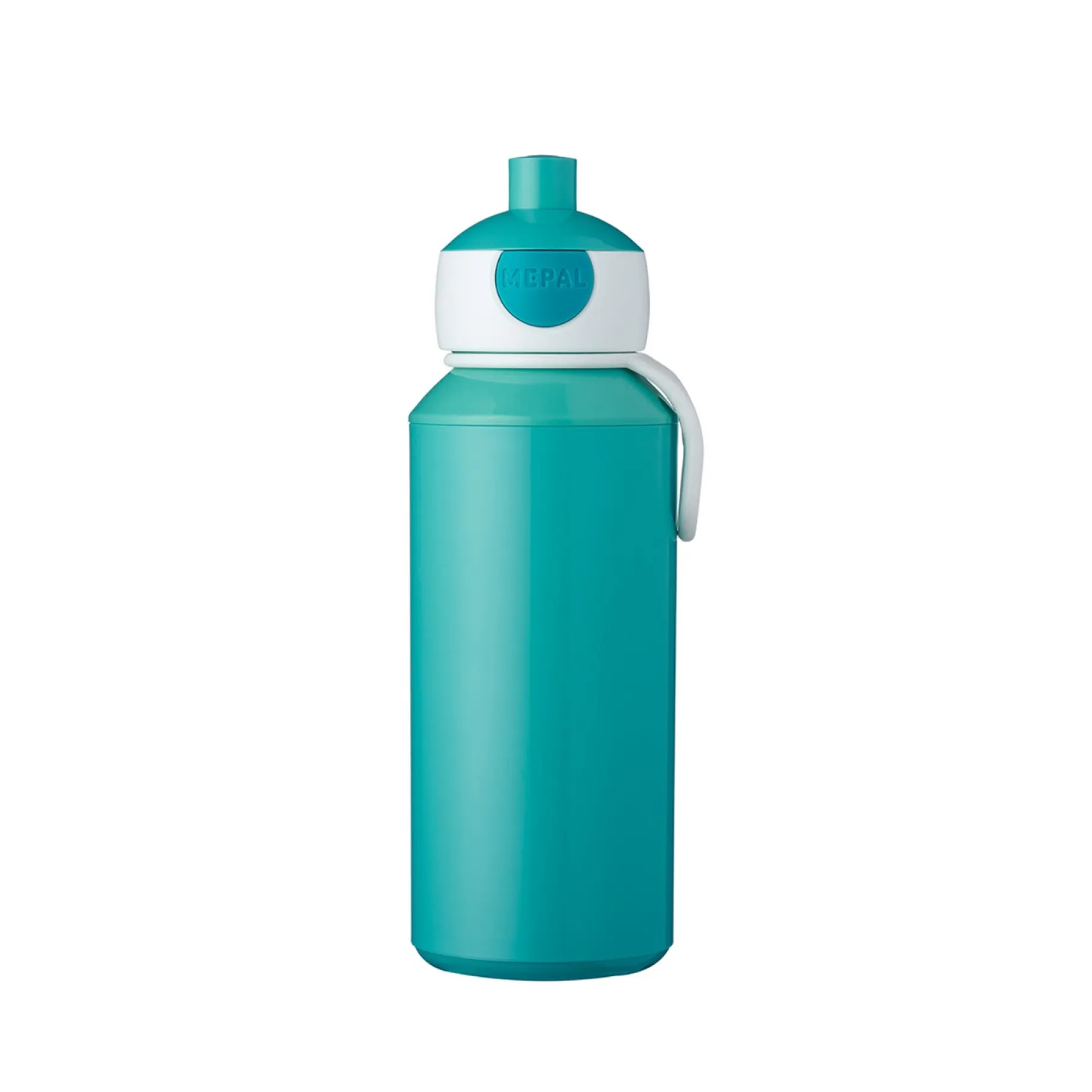 Schoolbekers En Broodtrommels>Mepal Drinkfles Campus Pop-Up Turquoise 400 ml
