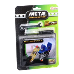 Bouwstenen|Jongens> Metal 3D set contructie voertuig 3 assorti