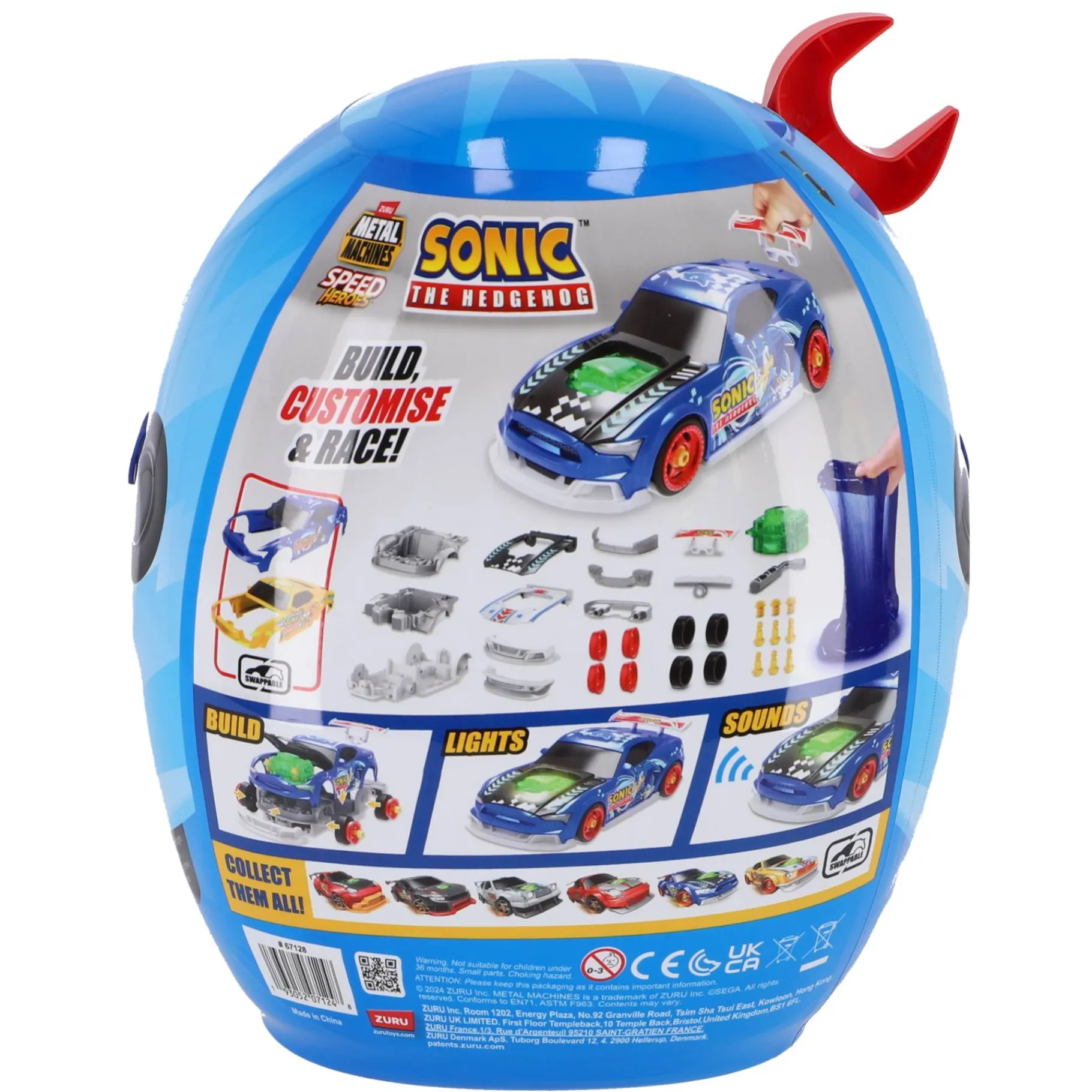 Racebanen|Jongens> Metal Machines Helm Sonic Speed Heroes