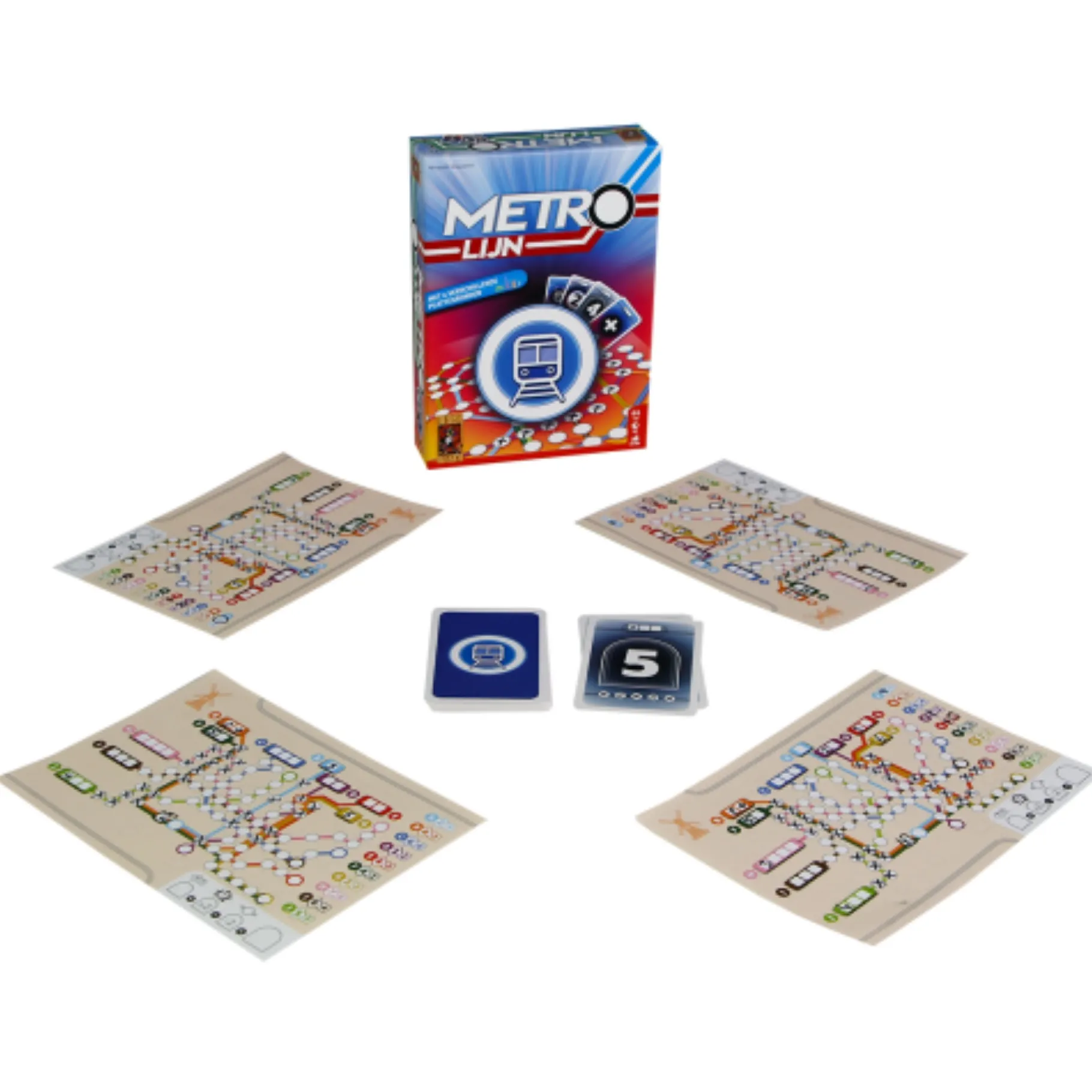Kaartspellen>999-games Metrolijn - Kaartspel