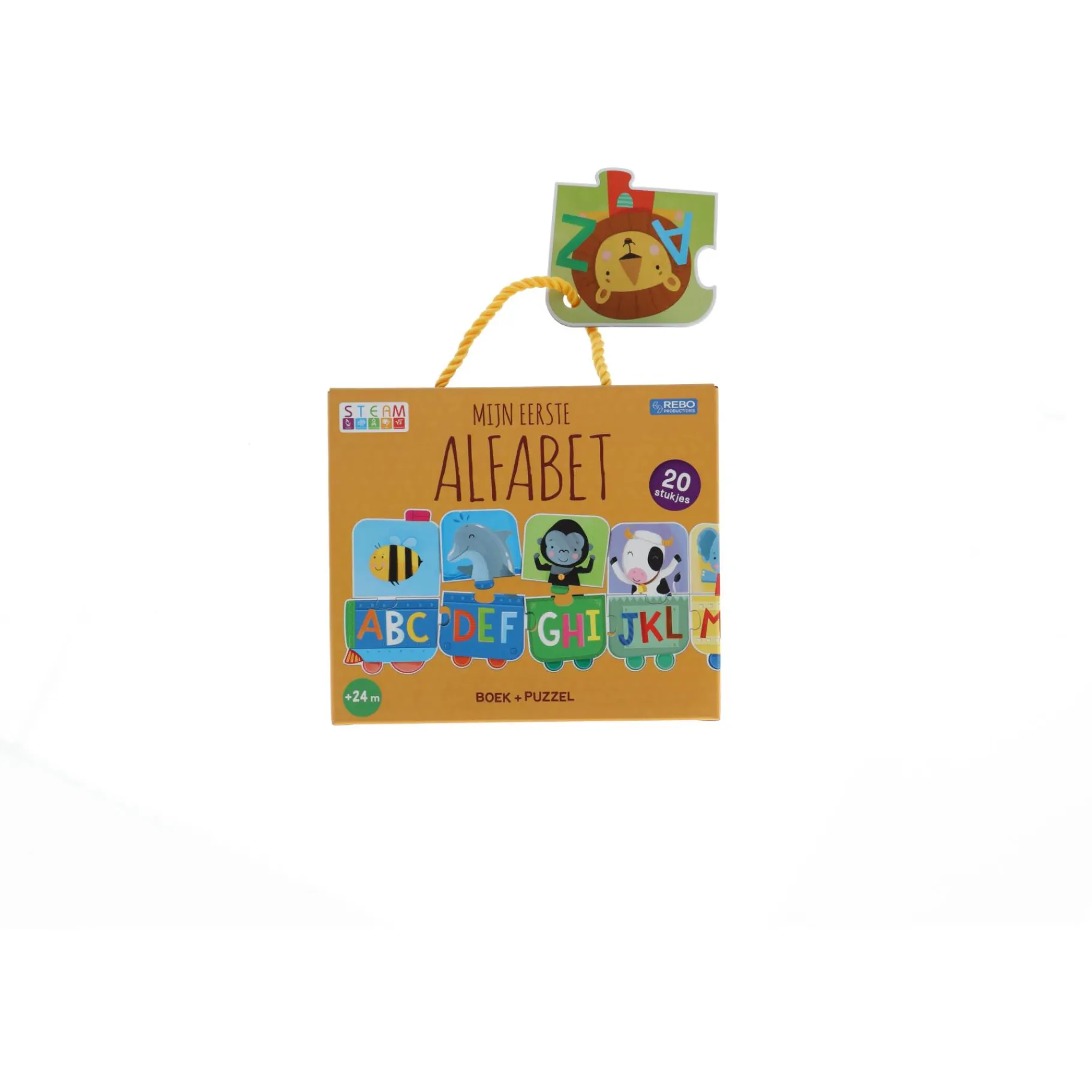 Educatieve Spellen> Mijn Eerste Alfabet Puzzeltrein + Boek