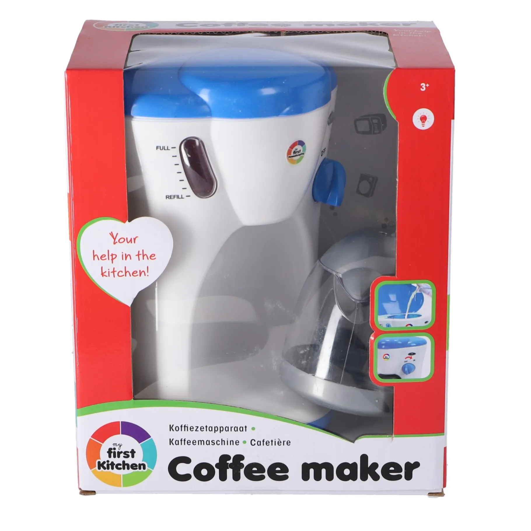 Meisjes|Keukengerei>My First Mijn Eerste Koffiezetapparaat Assorti