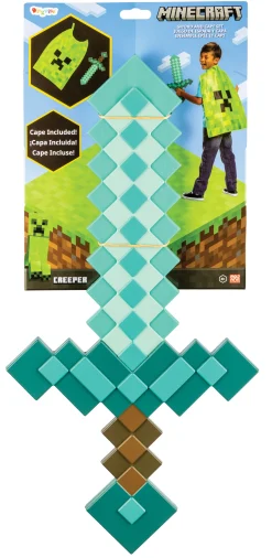 Verkleden|Jongens> Minecraft zwaard en masker set compleet