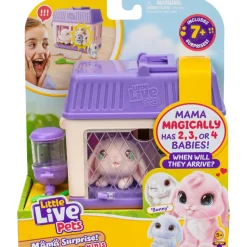Poppenhuis|Meisjes> Mini Mama Surprise konijn rose little live pets