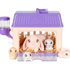 Poppenhuis|Meisjes> Mini Mama Surprise konijn rose little live pets
