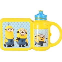 Schoolbekers En Broodtrommels> Minions Broodtrommel + Drinkfles