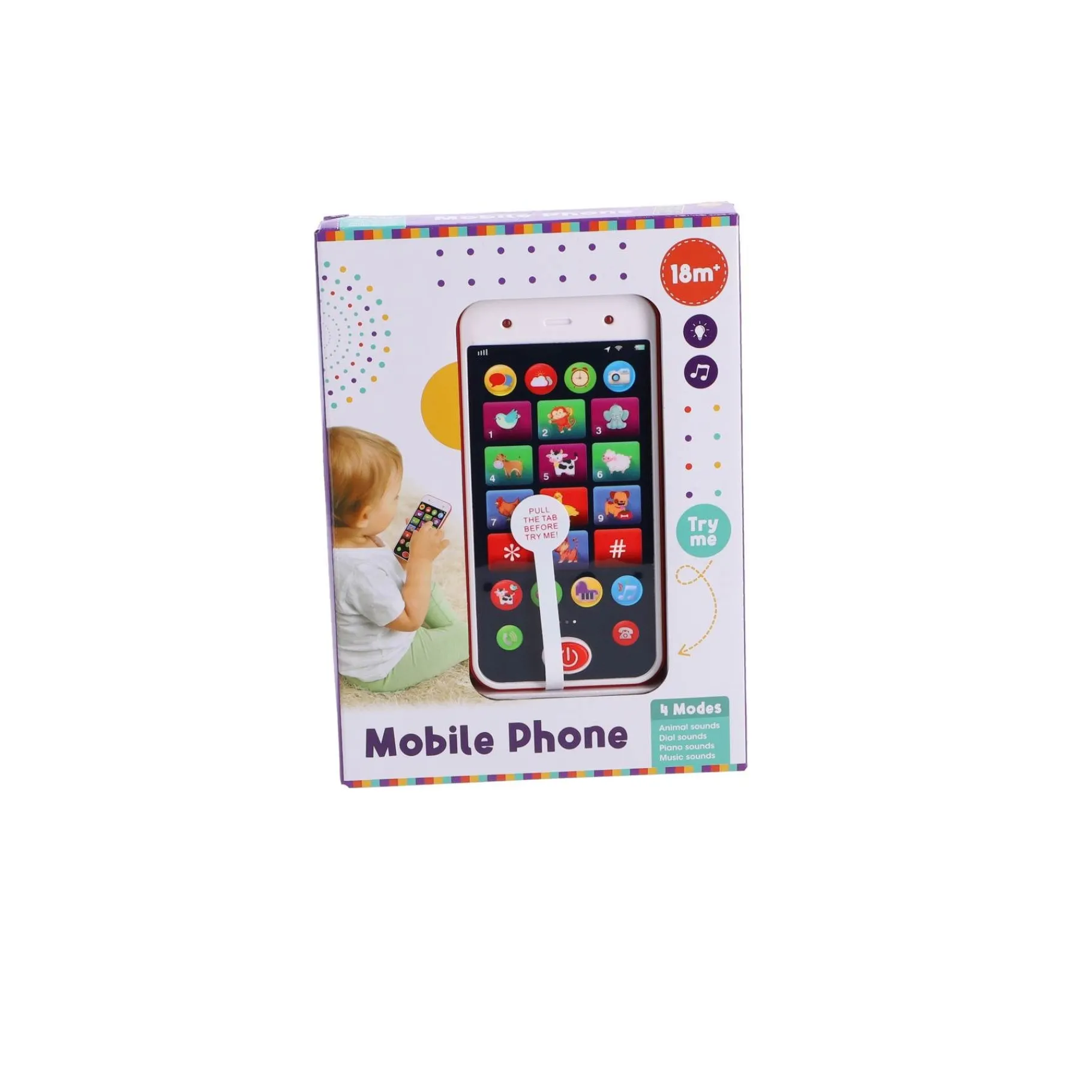 Kindertablets> Mobiele telefoon met licht en geluid