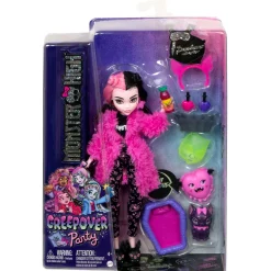Tienerpoppen|Meisjes>Mattel Monster High Creepover Party Draculaura