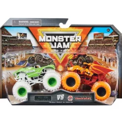 Auto's|Jongens>Mattel Monster Jam 1:64 2 Pack Bakugan vs Alien