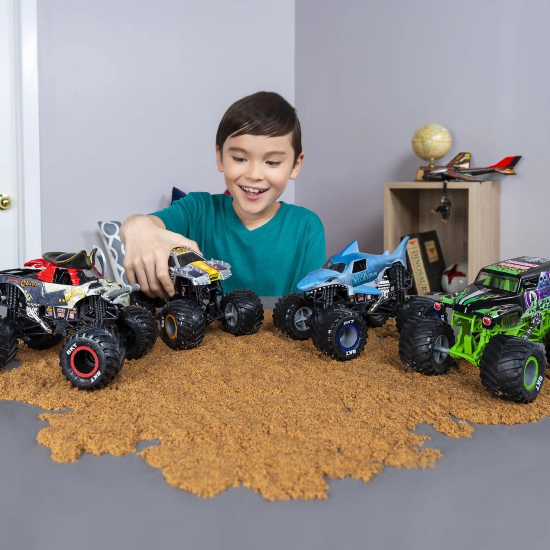 Jongens|Voertuigen>Spinmaster Monster Jam Die Cast Monstertruck 1:24 Assorti