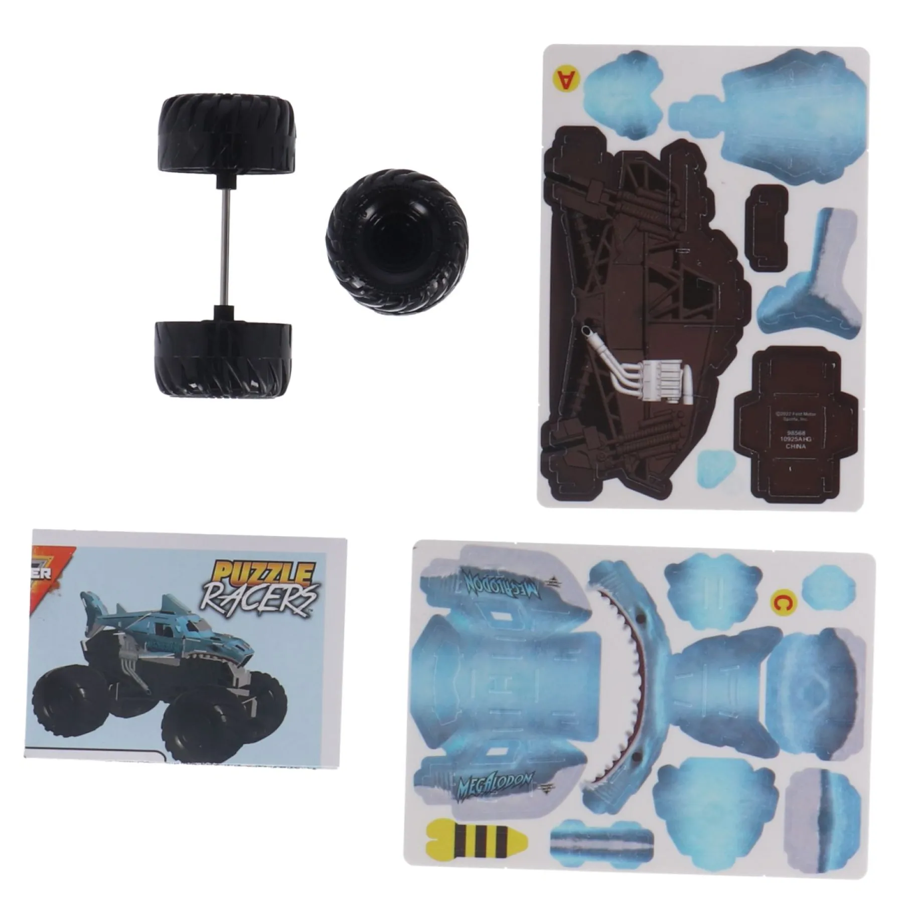 Auto's|Jongens> Monster Jam Puzzle Racers Assorti Pk 4