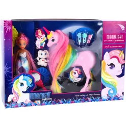 Meisjes|Speelsets>Moonlight Poppenset Met Paard