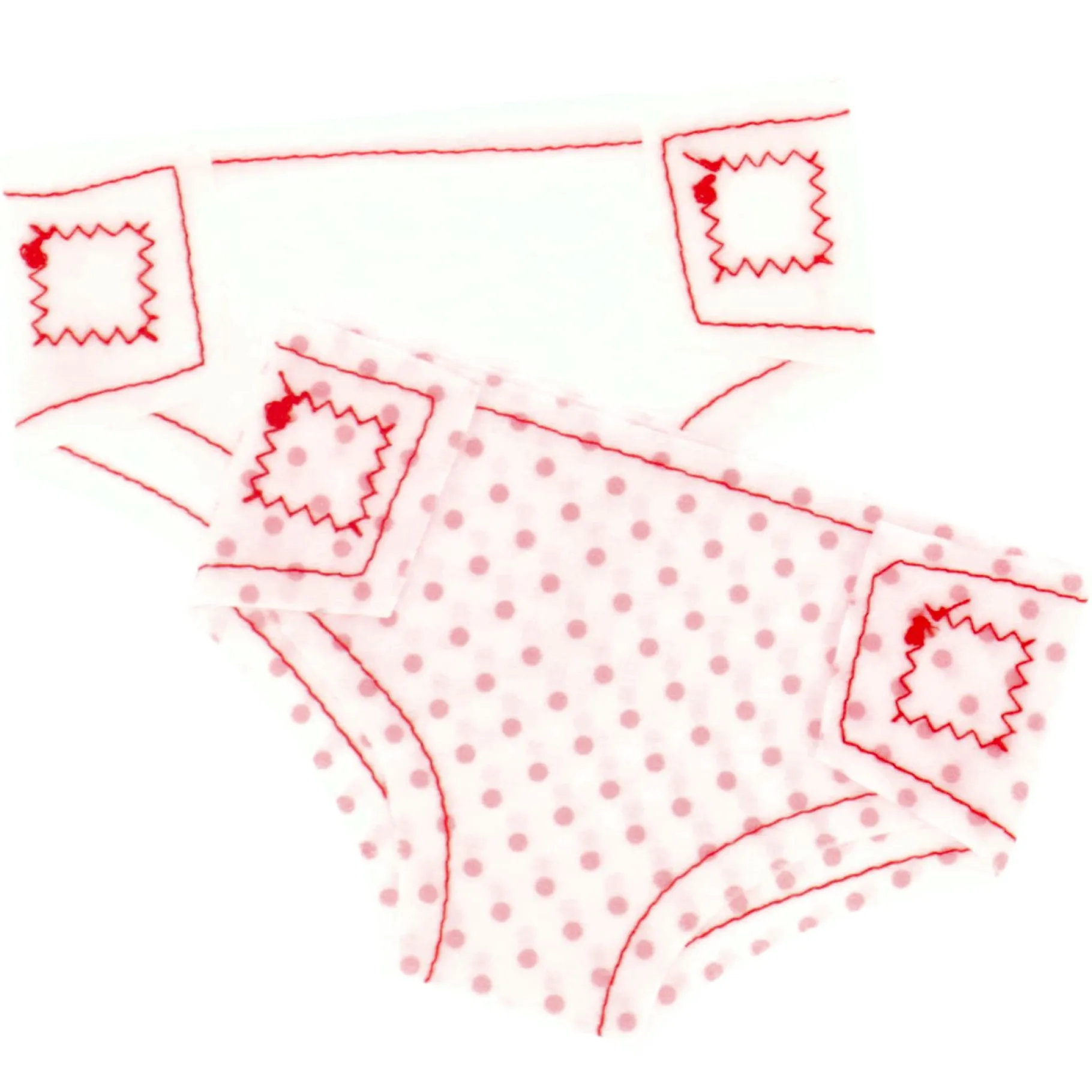 Poppen Accessoires>My Beautiful Dolls Room My beautiful dollsroom Poppenluiers Stof Op Kaart 2 Stuks