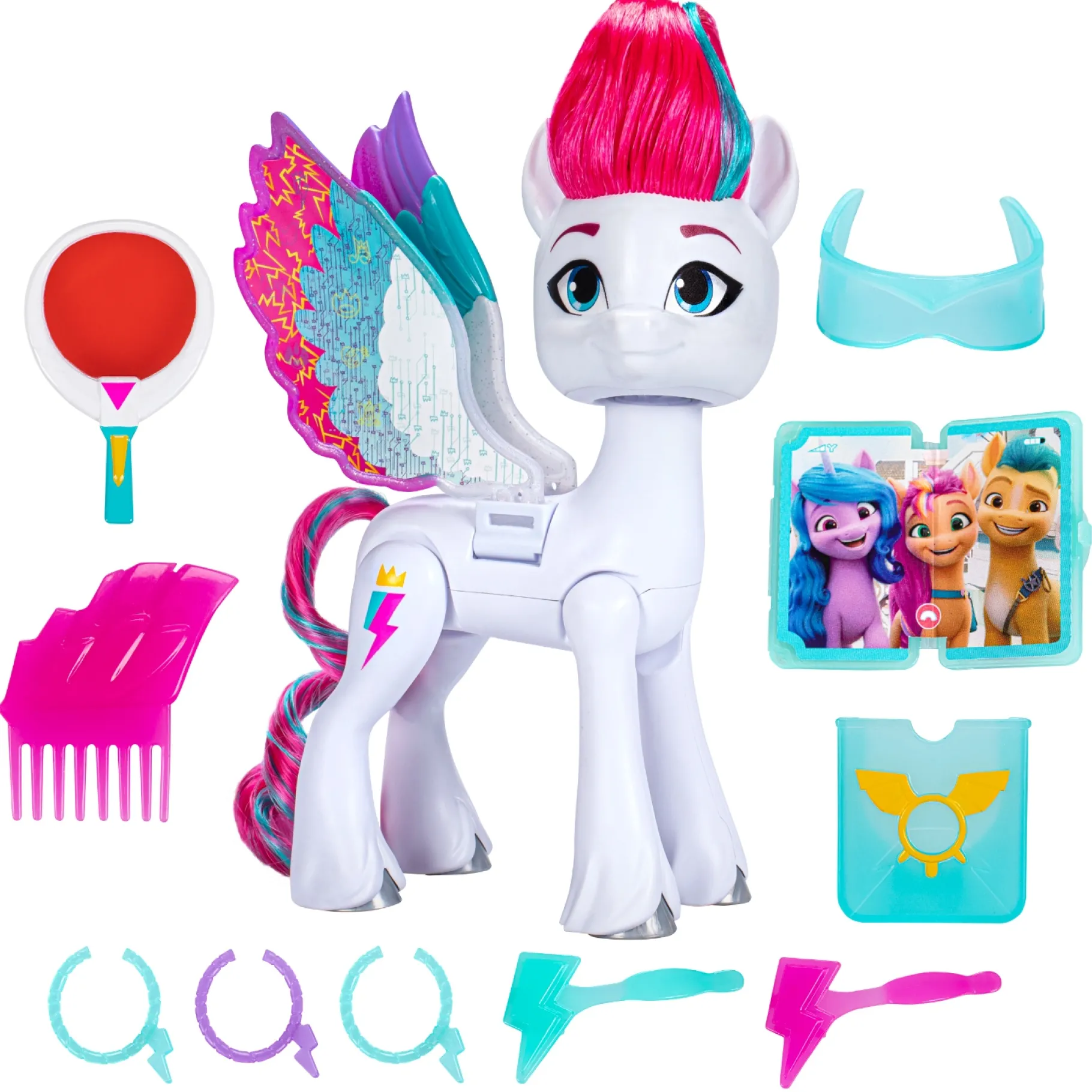 Speelfiguren>Hasbro My Little Pony Magische Vleugels Zipp Storm