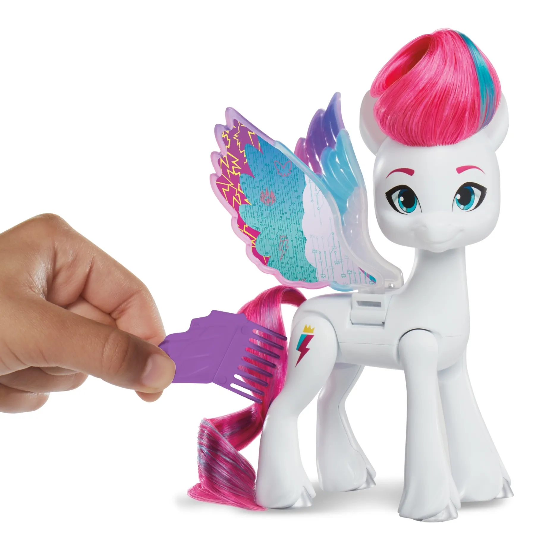 Speelfiguren>Hasbro My Little Pony Magische Vleugels Zipp Storm