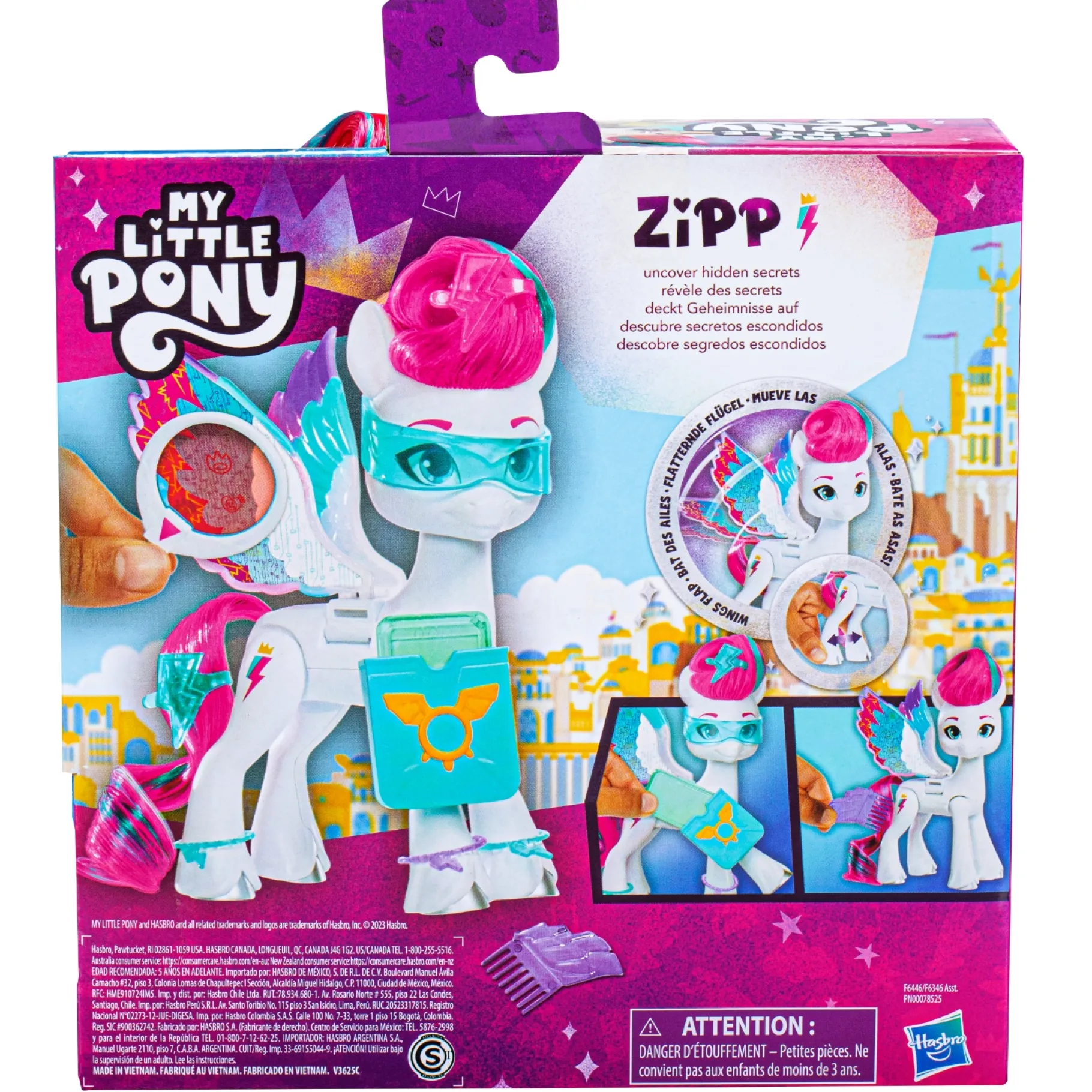 Speelfiguren>Hasbro My Little Pony Magische Vleugels Zipp Storm
