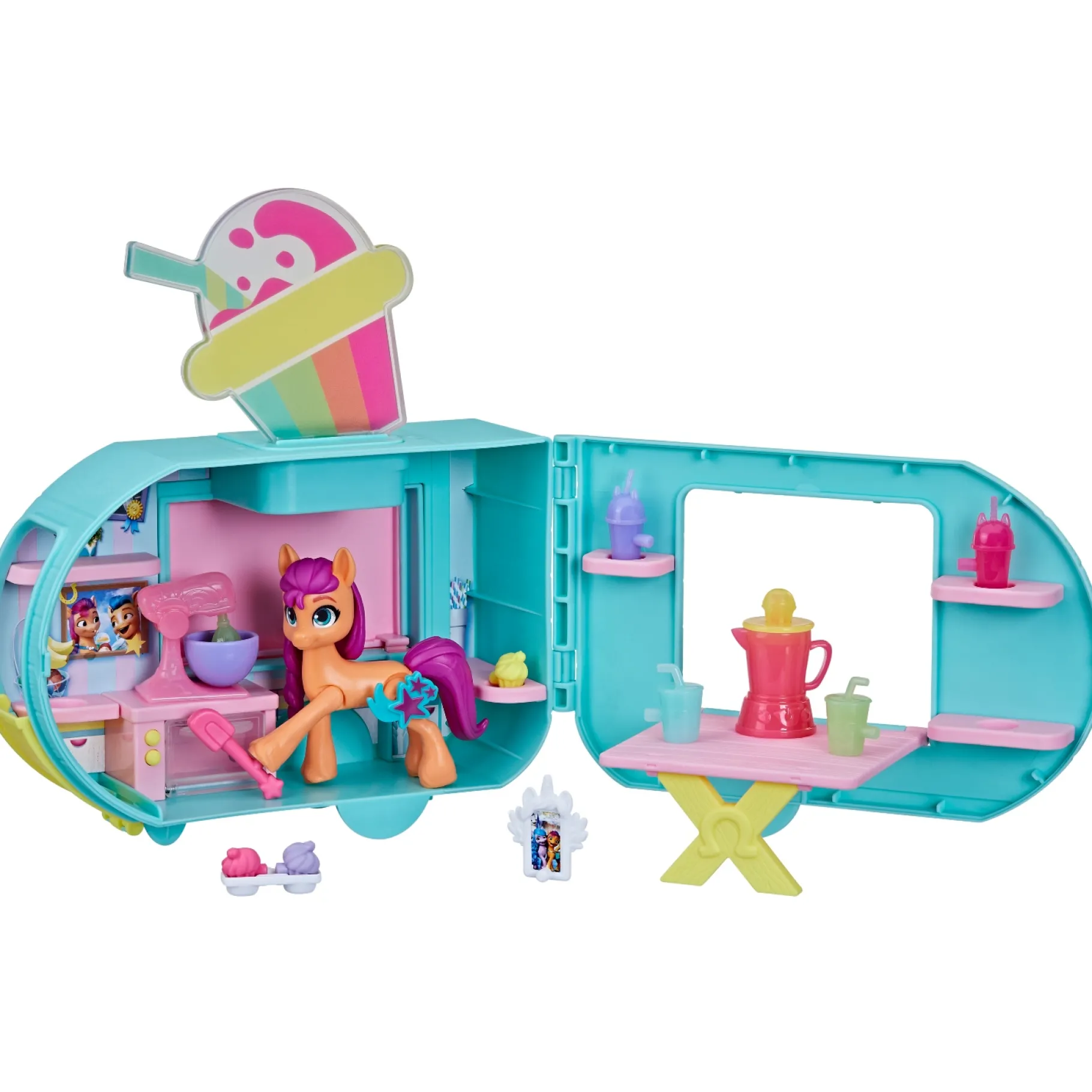 Speelsets|Jongens>Hasbro My Little Pony Sunny Starcout Smoothie Kraam